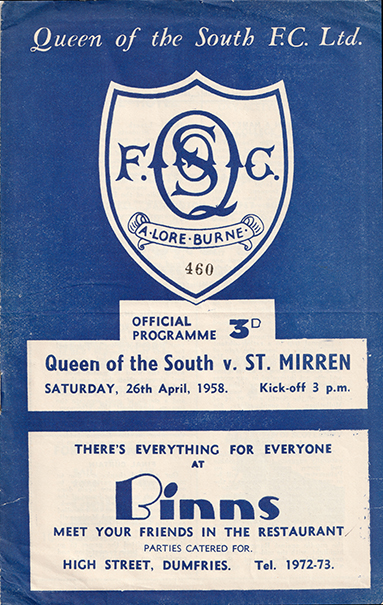 Queen of the South v St.Mirren