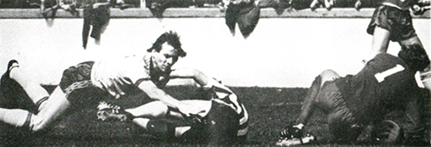 Morton concede an early penalty