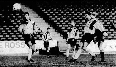 Barry Lavety's first goal