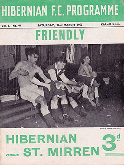 Hibs v St. Mirren 1952