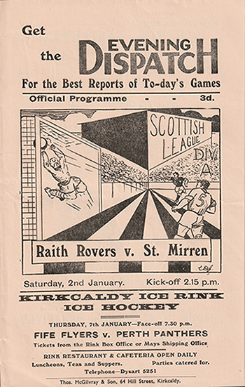 Raith Rovers v St. Mirren 1954