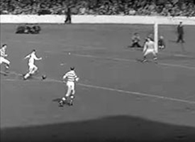 St. Mirren v Celtic second goal 1962