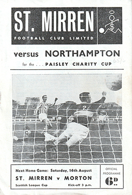 St. Mirren v Northampton Town 1965