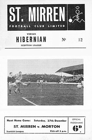 St. Mirren v Hibs 1969