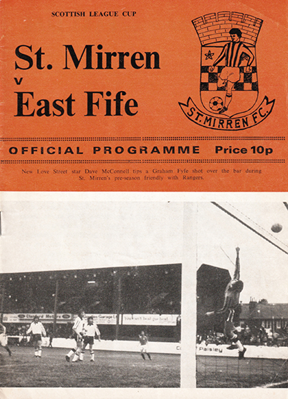 St.Mirren v East Fife 1975