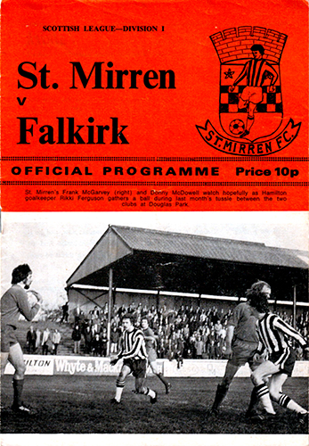 St. Mirren v Falkirk 1975