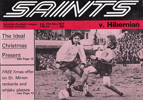 St. Mirren v Hibs 1979/80