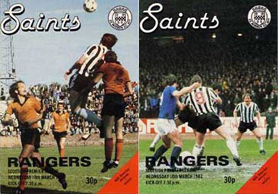 St. Mirren v Rangers 1981/82