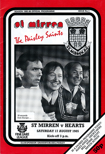 St. Mirren v Hearts 1985