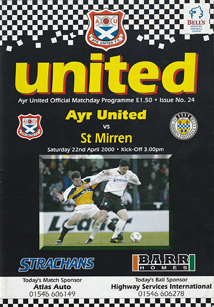 Ayr U. v St.Mirren 2000
