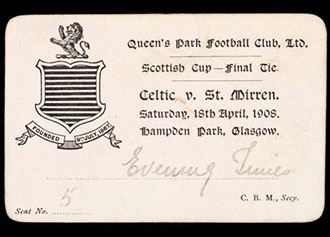 Celtic v St. Mirren 1908