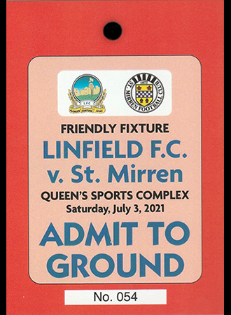 Linfield v St. Mirren 2021