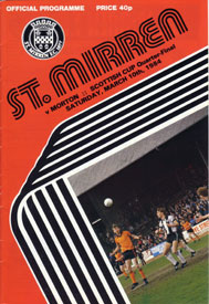 St. Mirren programme 1983 - 1984